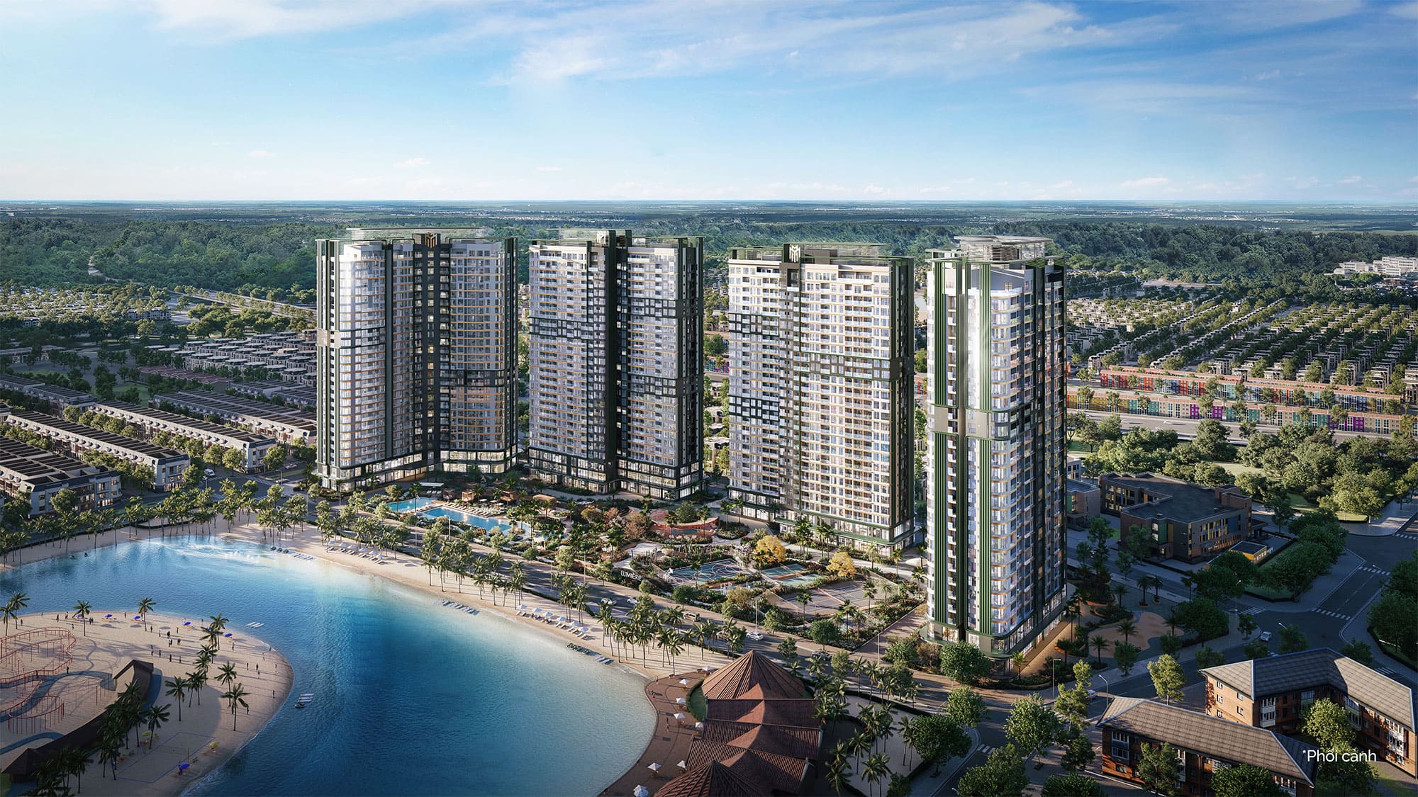 Lumière SpringBay tọa lạc tại vị trí đắc địa ngay trung tâm Vinhomes Ocean Park 2 mang đến cho cư dân trải nghiệm sống thượng lưu.