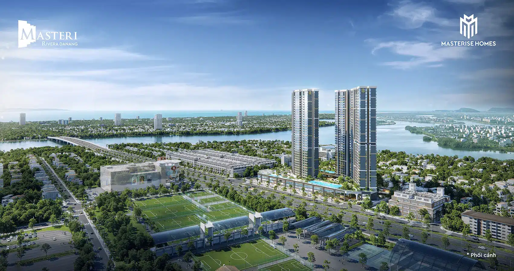 Masteri Rivera Đà Nẵng – không gian sống đẳng cấp, hòa mình giữa thiên nhiên và hiện đại ngay giữa lòng Đà Nẵng.