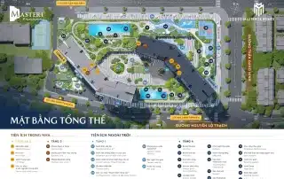 Tổng quan tiện ích cao cấp của dự án Masteri Rivera Đà Nẵng tại trung tâm quận Hải Châu.