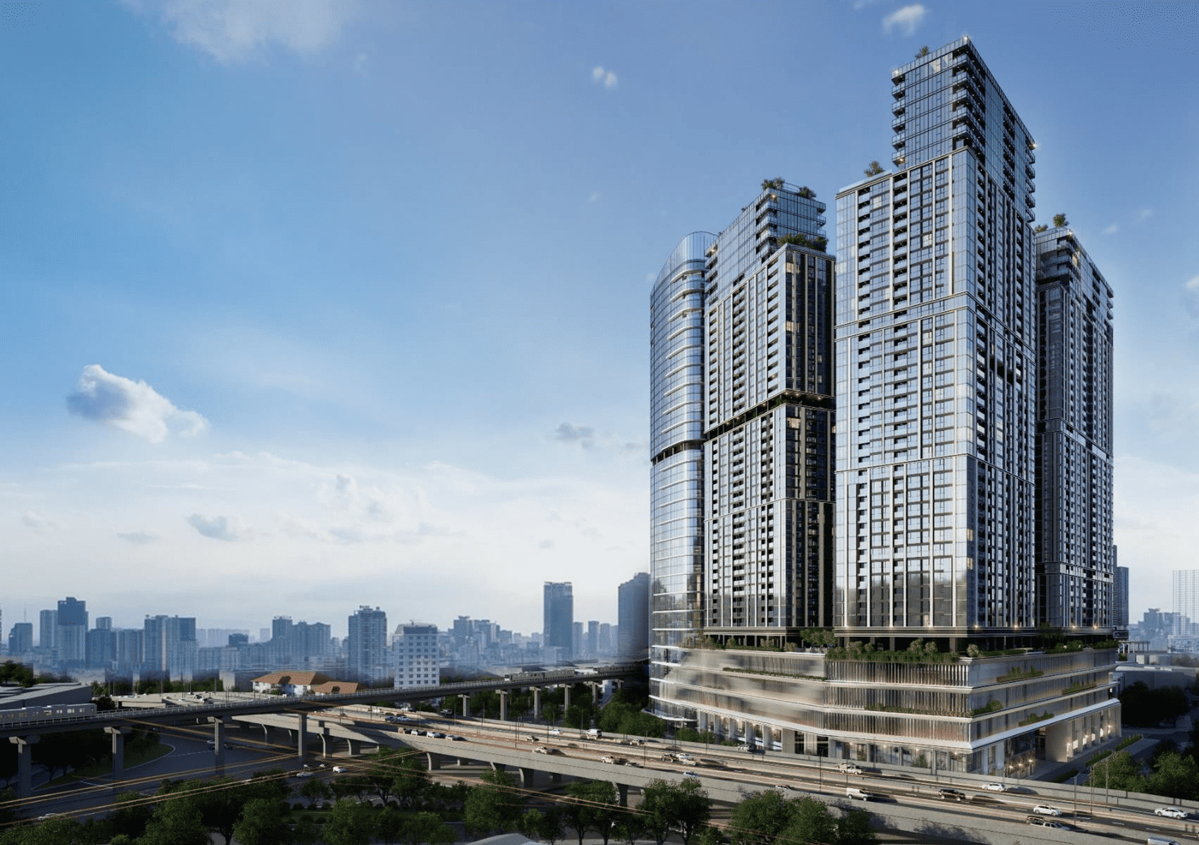 Sun Feliza Suites tại ngã tư Phạm Hùng – Xuân Thủy, kiến tạo chuẩn sống 6 sao giữa lòng đô thị sôi động.